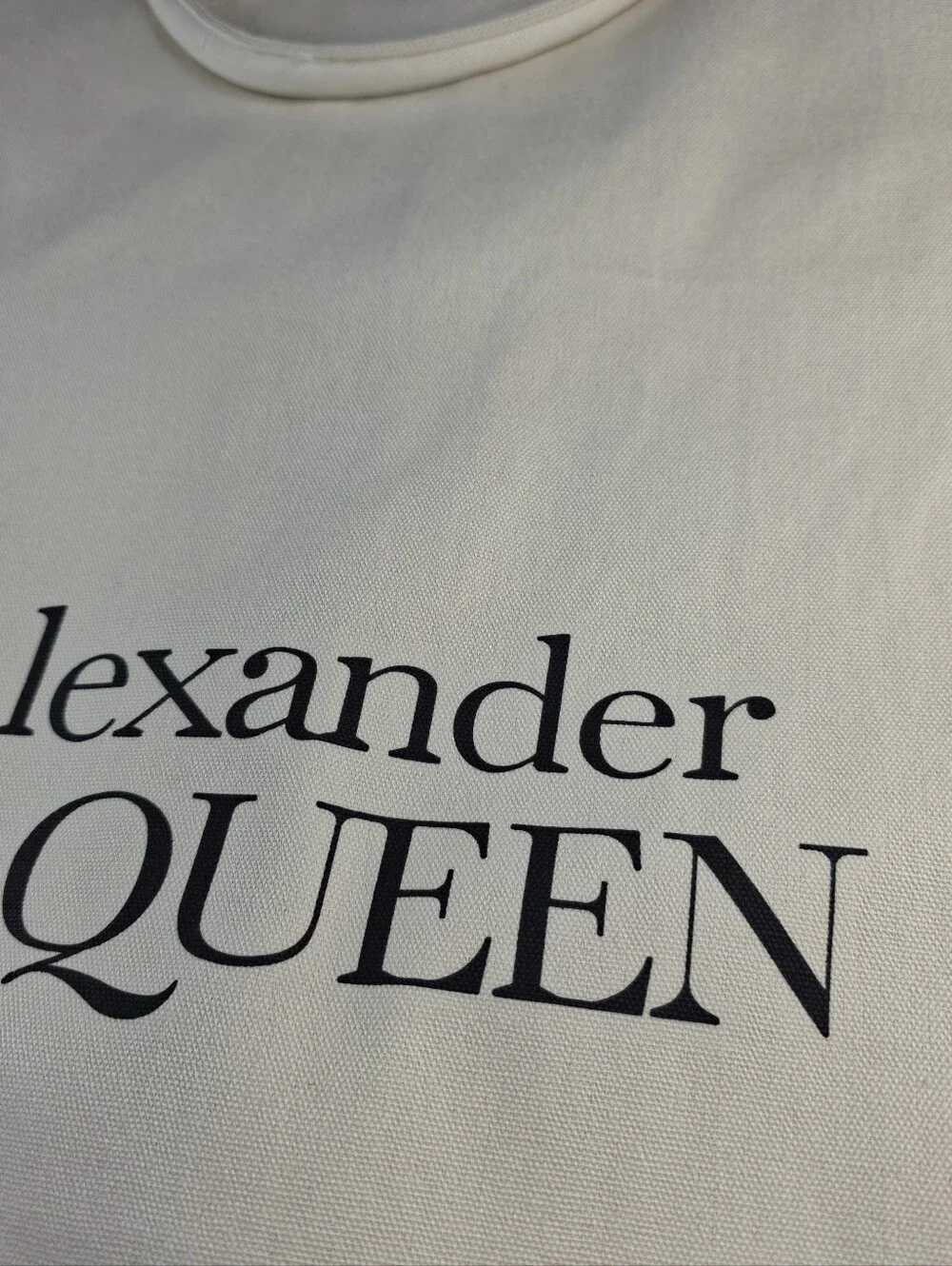 Alexander McQueen Canvas Garment Bag for Gown Dress Travel Storage Cover 23